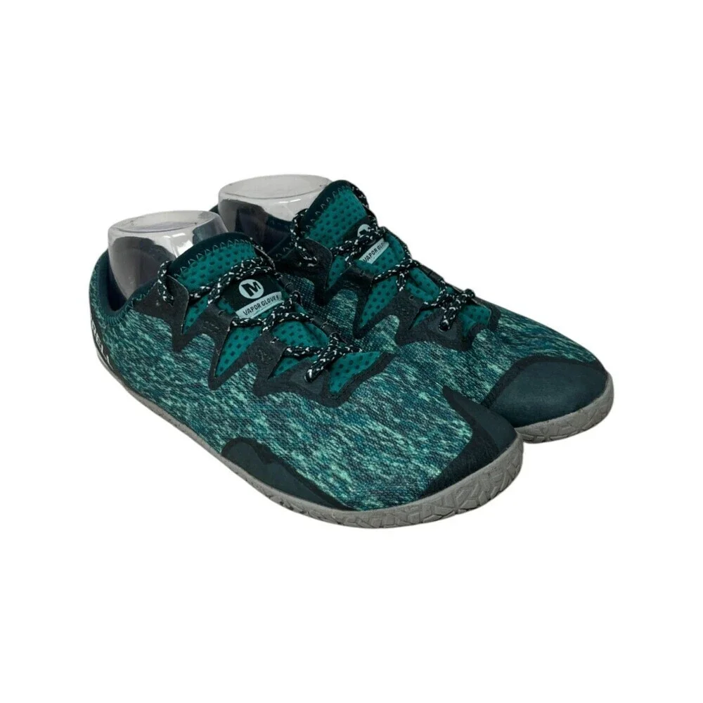 Merrell Shoes Women's Size 9 Turquoise Vapor Glove 5 Lace Up Trail Running